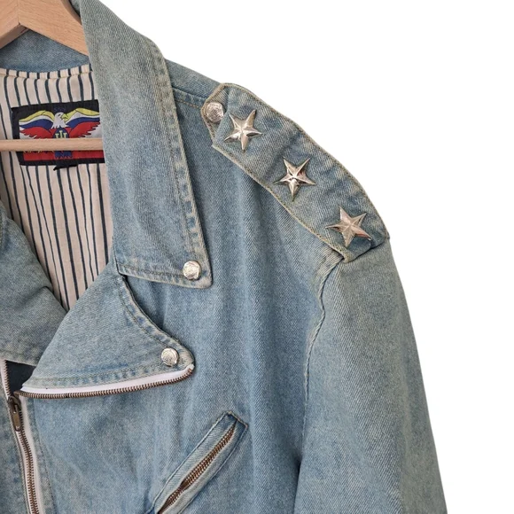 Studded Denim Jacket - Picture 6 of 14